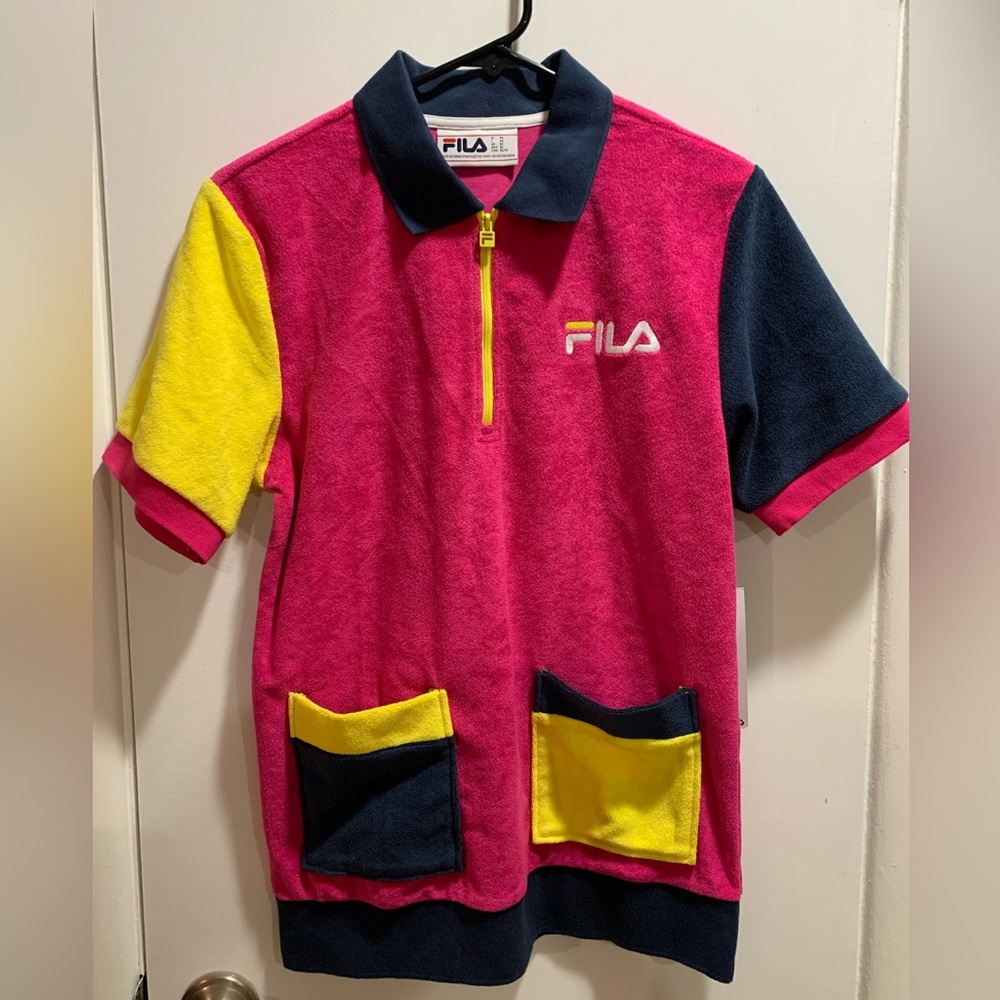 Fila Tennis Shirt Vintage Retro Style Look. FILA Analu Polo.